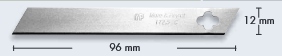 Mure & Peyrot 172.5C Non-segmented premium quality steel blade