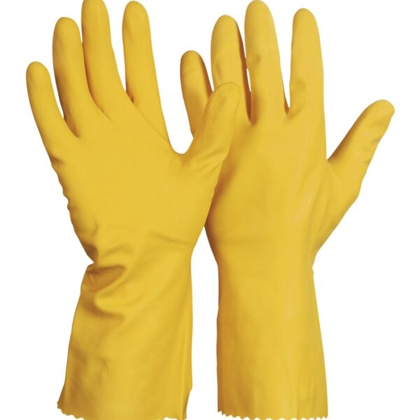 Solidstar 1358 Nousehold nature latex protective gloves cat 3 EN420