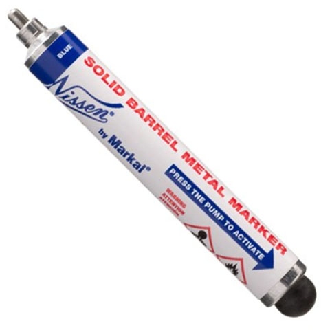Nissen Solid Barrel Metal Marker 3 mm with pump mechanism