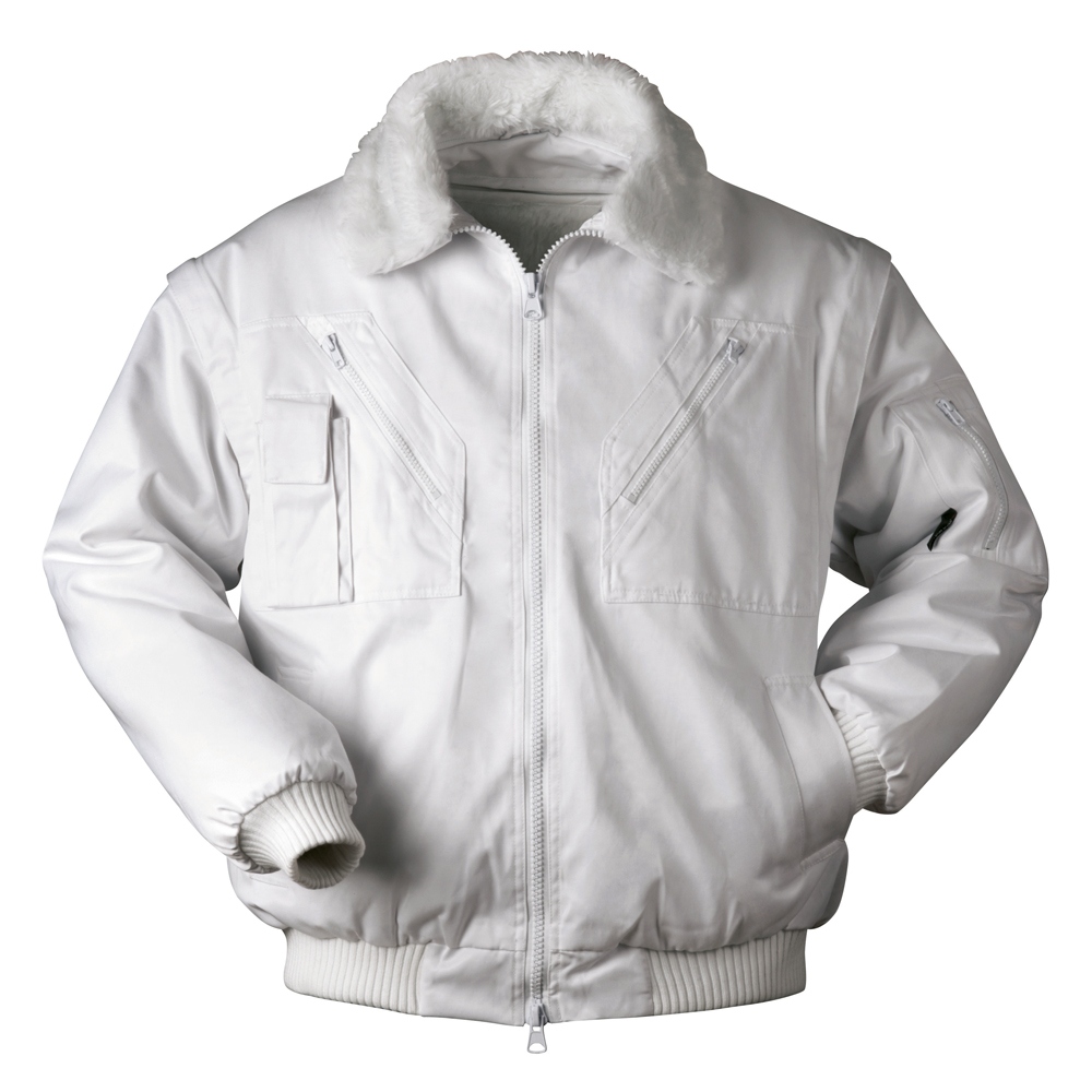 Convertible Pro Work Bomber Jacket 4-in-1 white S-4XL, Norway 23611
