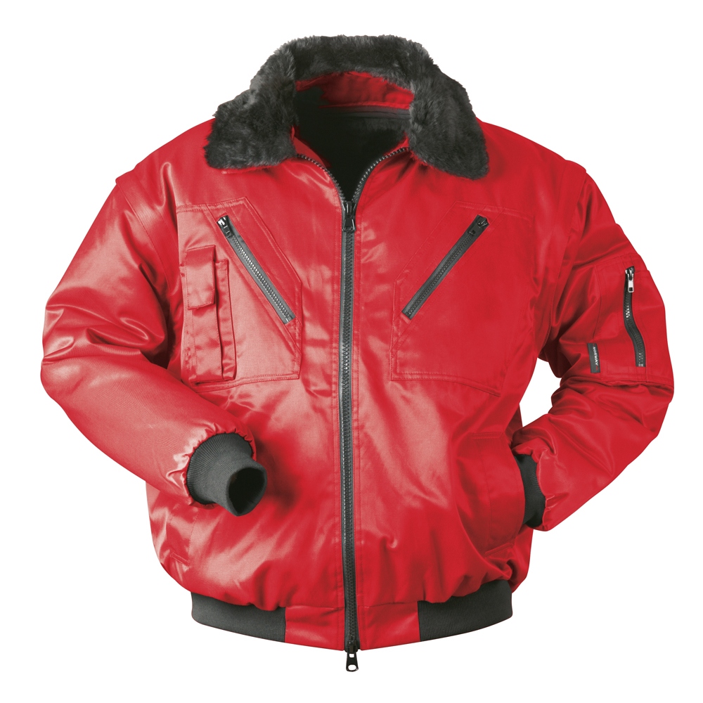 Convertible Pro Work Bomber Jacket 4-in-1 red S-4XL, Norway 23613