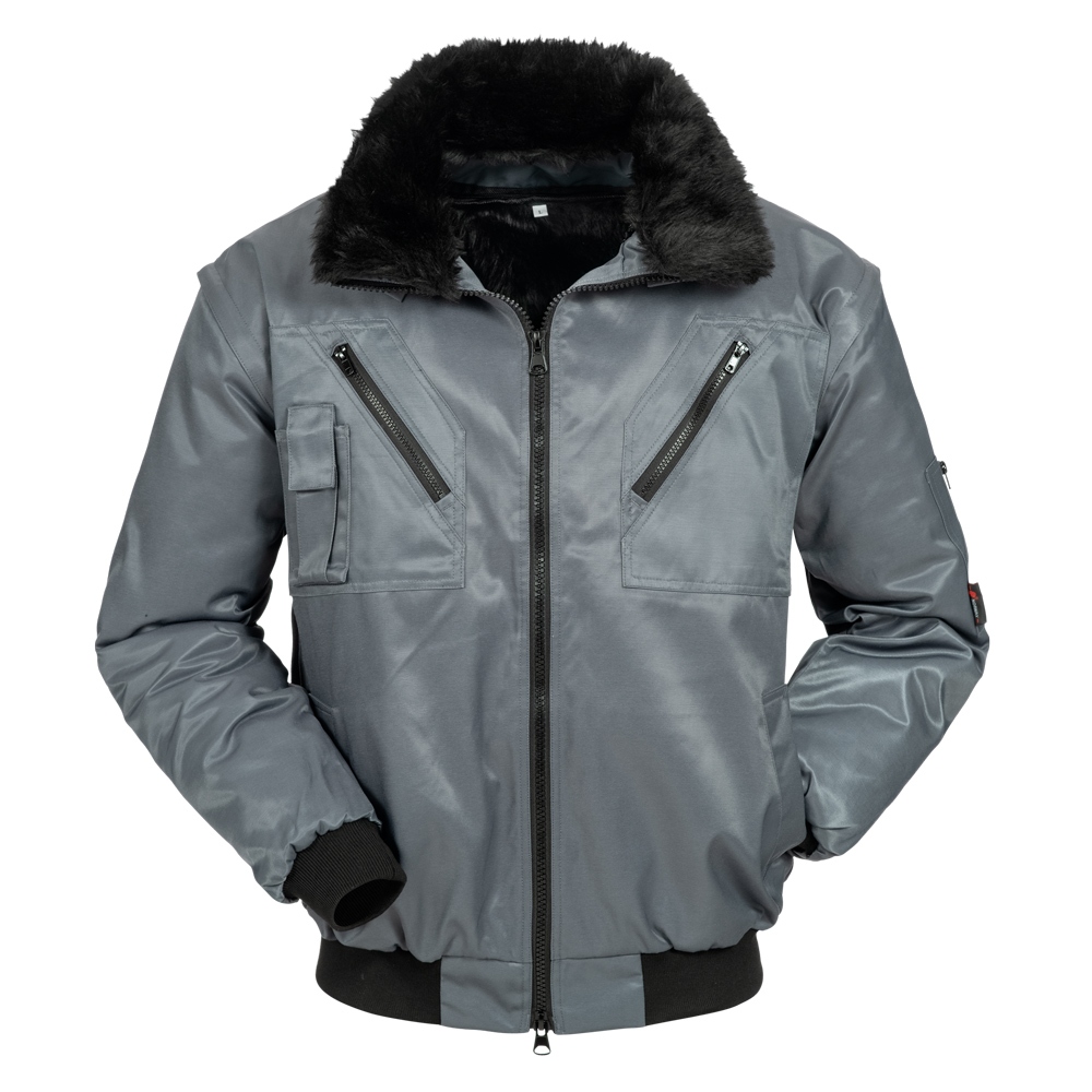 Convertible Pro Work Bomber Jacket 4-in-1 gray S-4XL, Norway 23617
