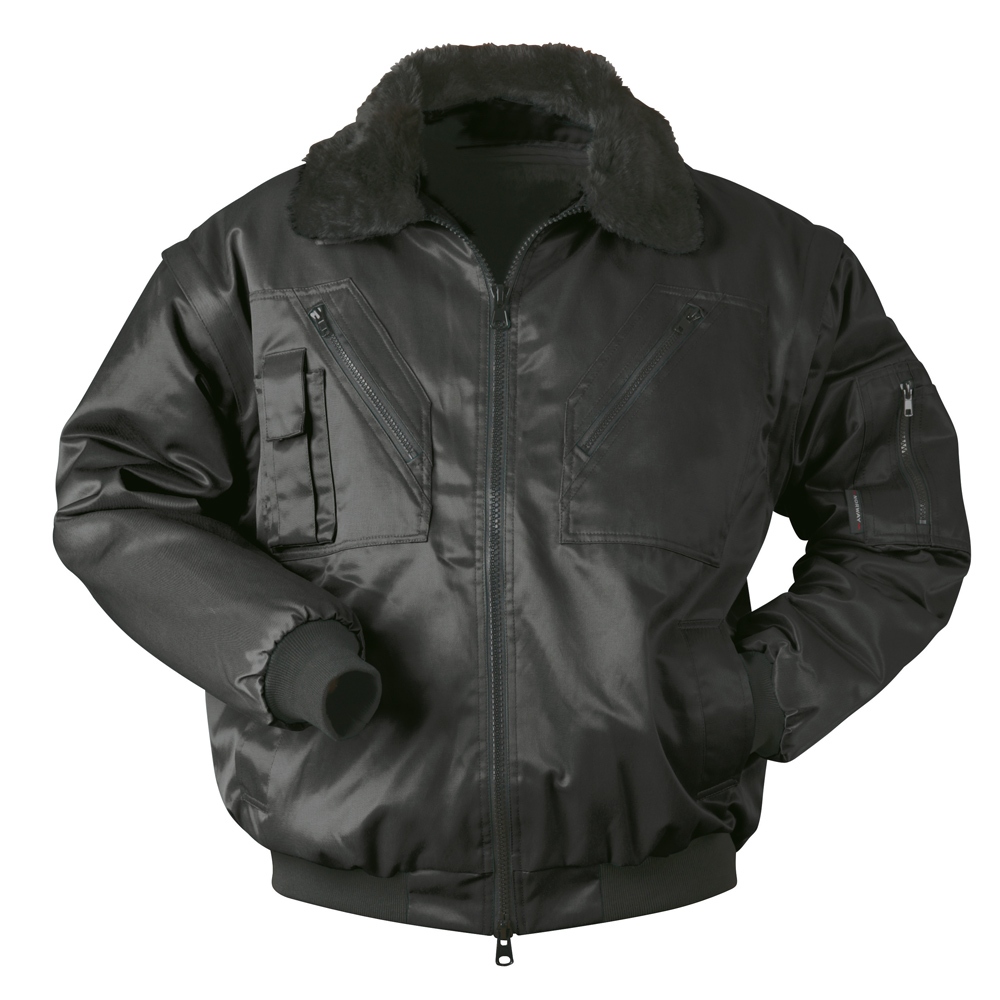 Convertible Pro Work Bomber jacket 4-in-1 black XS-5XL, Norway 23618