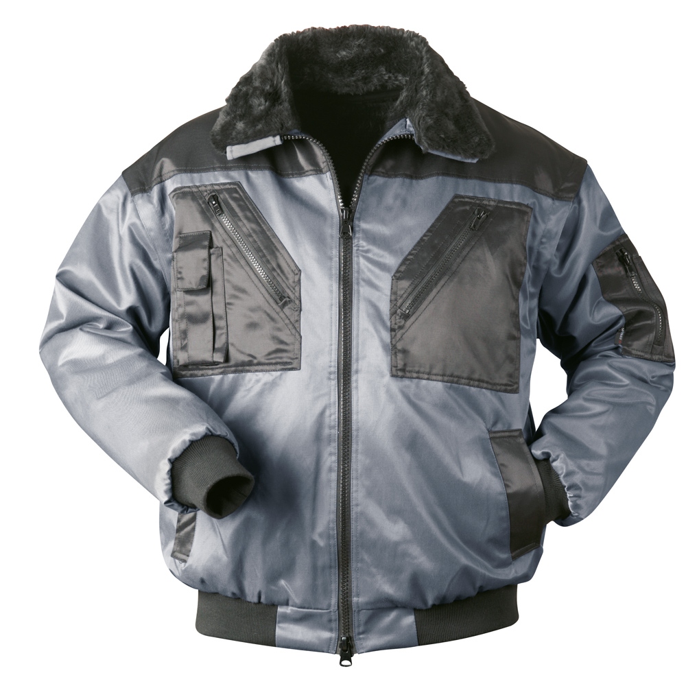 Convertible bomber jacket 4-in-1 grey/black S-4XL, Norway 23621