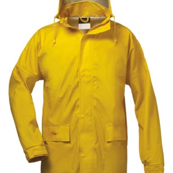 Norway 26404 LANDSKRONA PU rain jacket yellow EN 343, S-4XL
