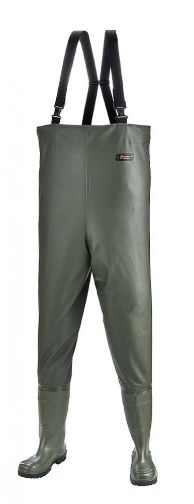 Safety Chest Waders with steel toe boots S5 39-48, Norway 37120