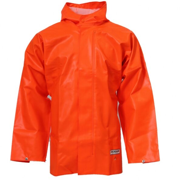 Ocean Offshore Pro Rain Jacket oil & flame resistant orange S-8XL