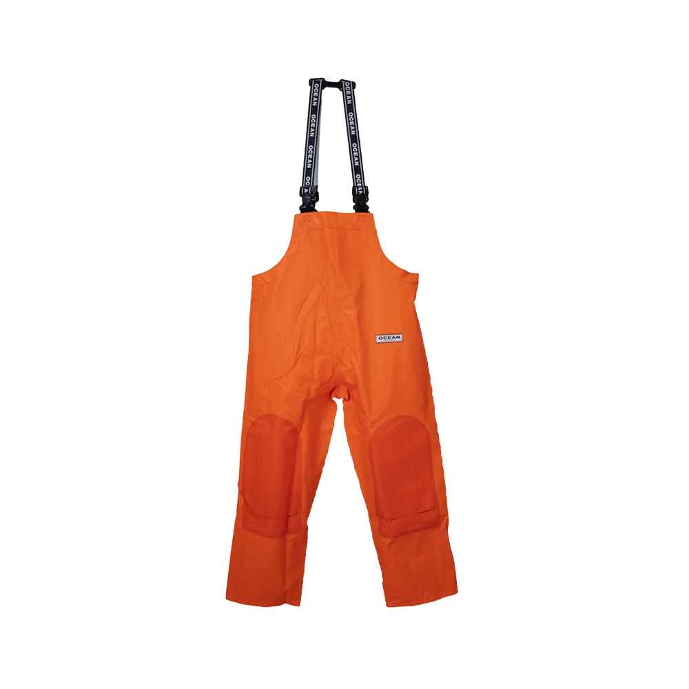 Ocean 836-13-6012 CREWMAN PVC Rain dungarees orange EN 343 3-1