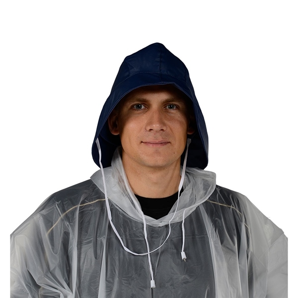 OCEAN 1-6-3 Sou'Wester Rain hat with extended brim navy blue