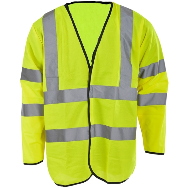 OCEAN 1-78-741 Safety long sleeves waistcoat yellow
