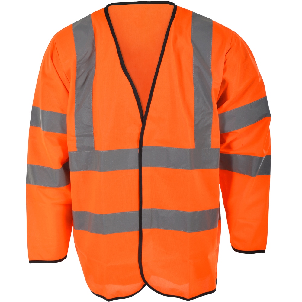 OCEAN 1-78-731 Safety long sleeves waistcoat orange