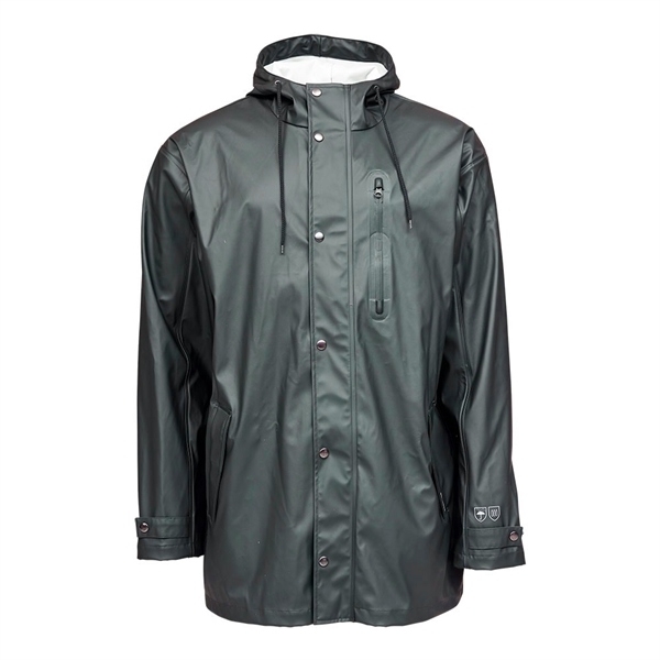 Ocean 25-5420-2 PURE Recycled eco rain jacket for men olive