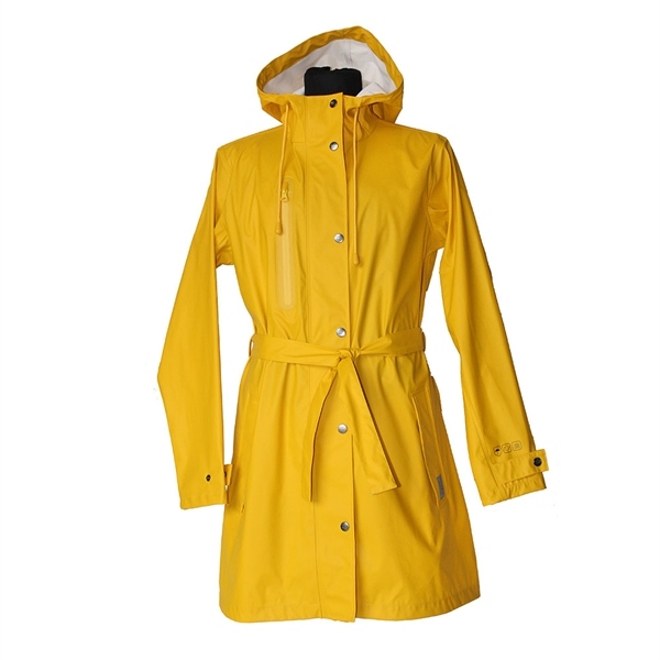 Ocean 25-5420D-1 PURE Recycled eco rain jacket for women yellow