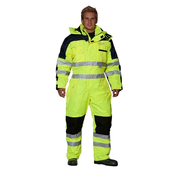 OCEAN 50-509-6103 Thermo coverall yellow-navy S and 6XL
