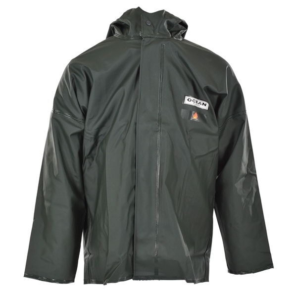 OCEAN OFFSHORE HEAVY Fisherman´s jacket EN14116 olive XS-8XL