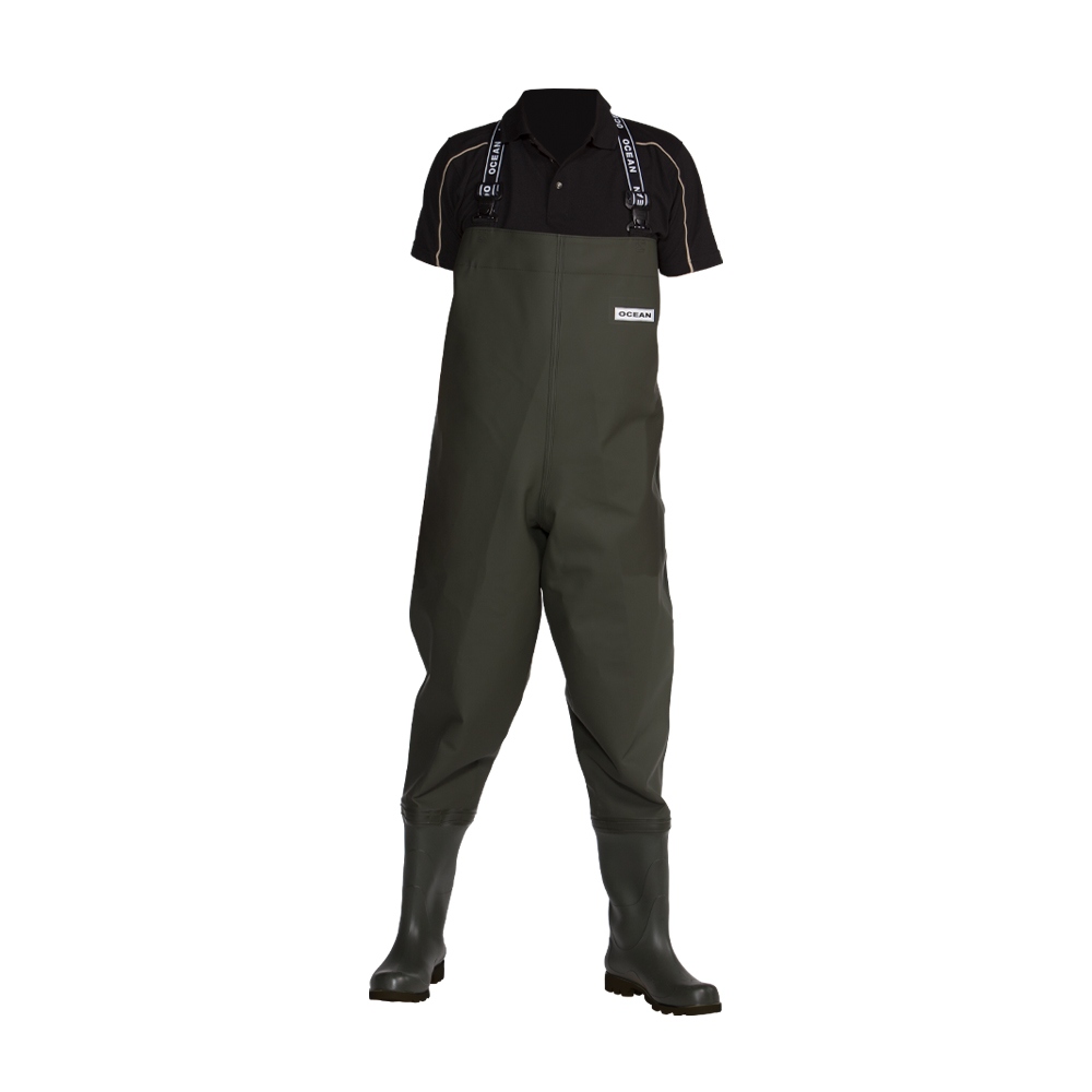 Ocean Deluxe Heavy Duty Chest Waders for fishing & agriculture 37-48