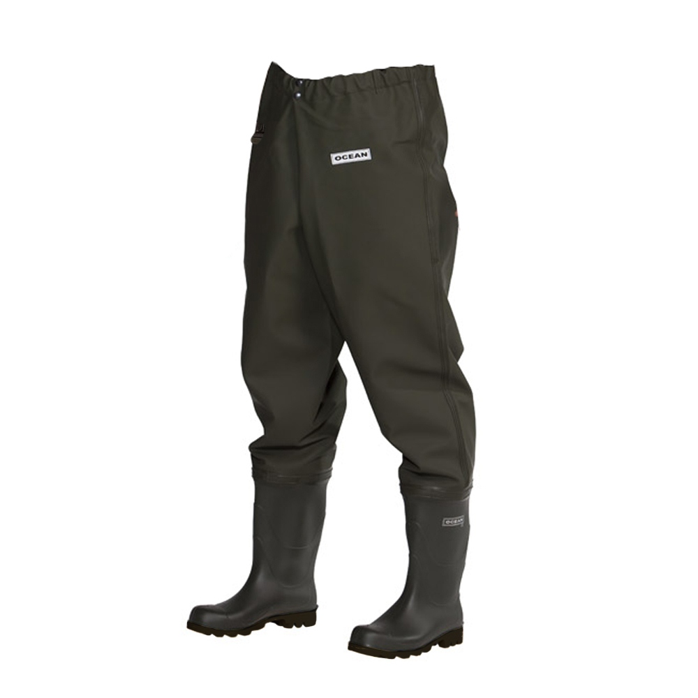 Ocean Deluxe Heavy Duty Waist Waders for fishing & agriculture 37-48
