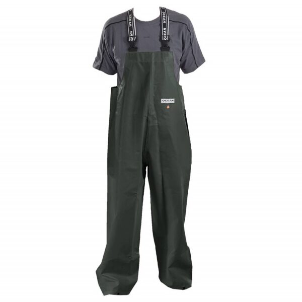 Ocean Offshore Heavy Bib&brace trousers flame resistant olive XS-8XL