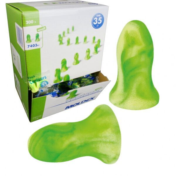 MOLDEX 7403 Contours small Foam ear plugs SNR 35 dB, 200 pairs