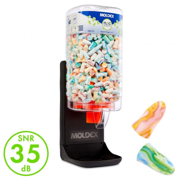 MOLDEX Station 7850 Spar Plugs Earplugs 500 pairs dispenser SNR 35 dB