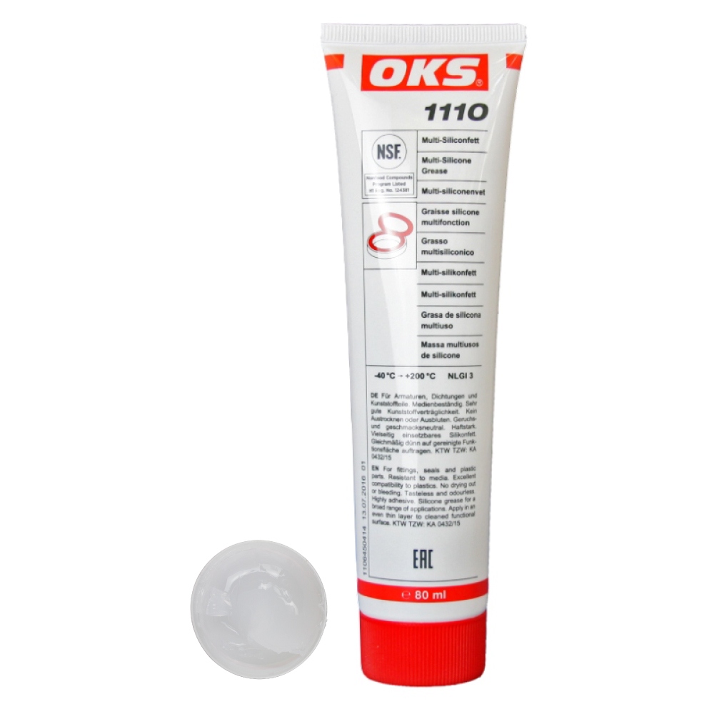 OKS 1110 Food grade multi-usage silicone grease colorless NLGI-3 80ml