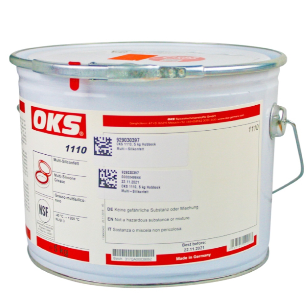 OKS 1110 Food grade multi-usage silicone grease colorless NLGI-3 5kg