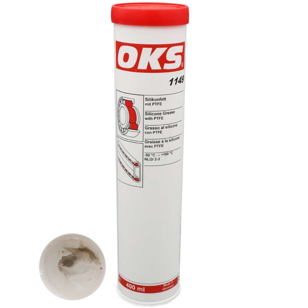 OKS 1149 Long-lasting silicone grease with PTFE 400ml cartridge