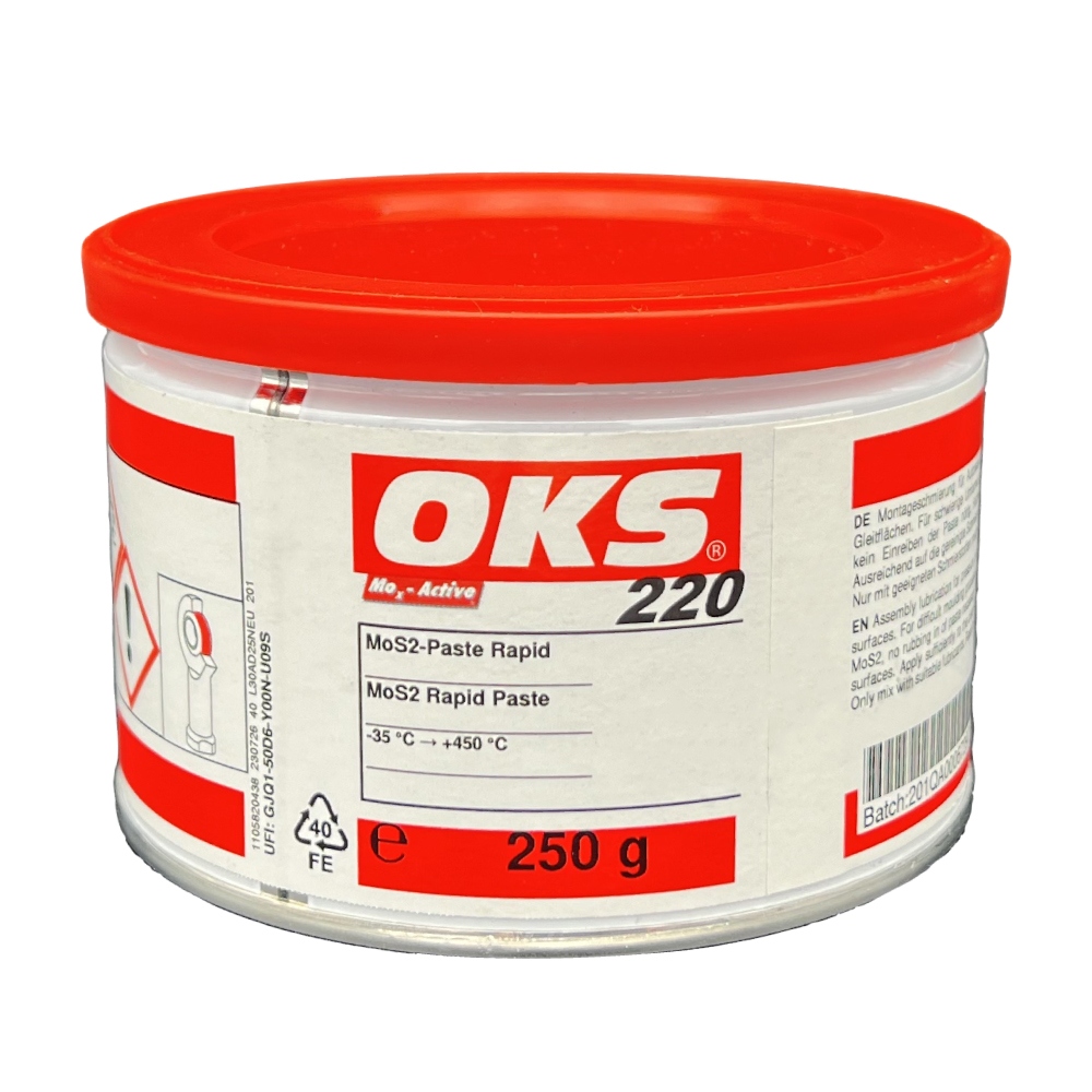 OKS 220 MoS2 rapid paste 250g tin