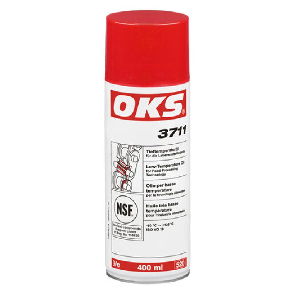 OKS 3711 Low-temperature oil food grade H1 ISO VG 7 400ml spray