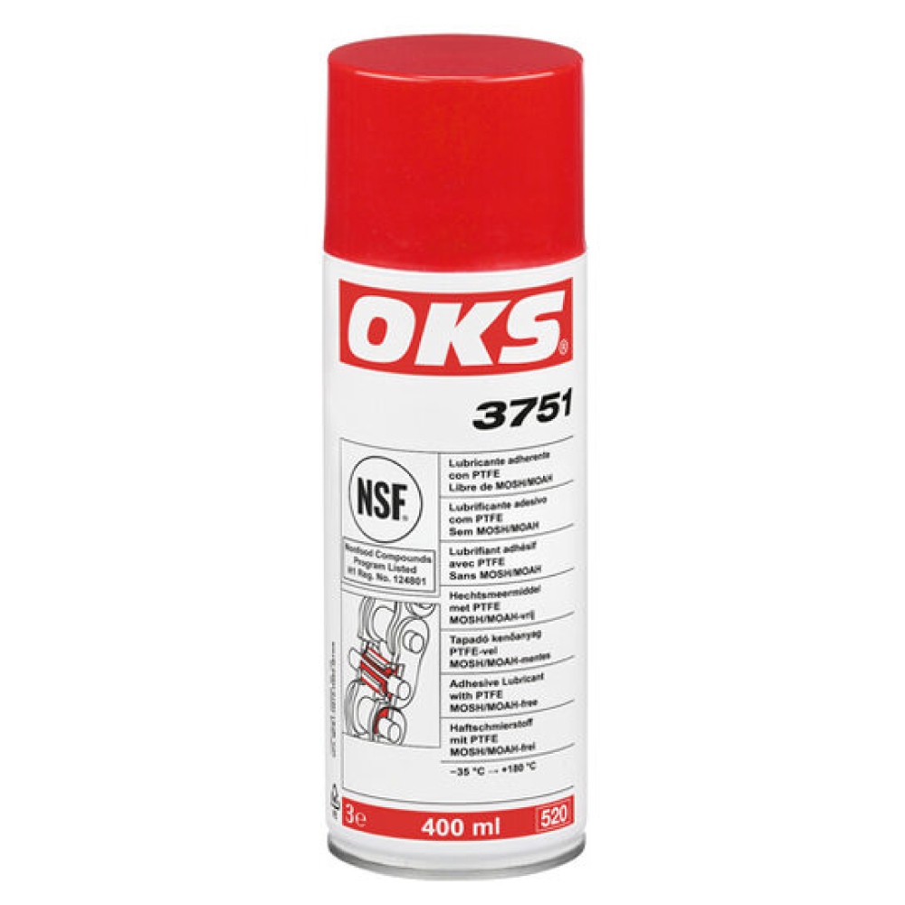 OKS 3751 Synthetic food grade adhesive lubricant with PTFE 400ml spray