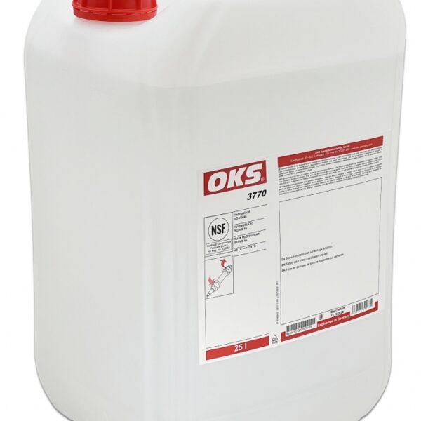 OKS 3770 Hydraulic oil for the food industry ISO VG 46 25l canister