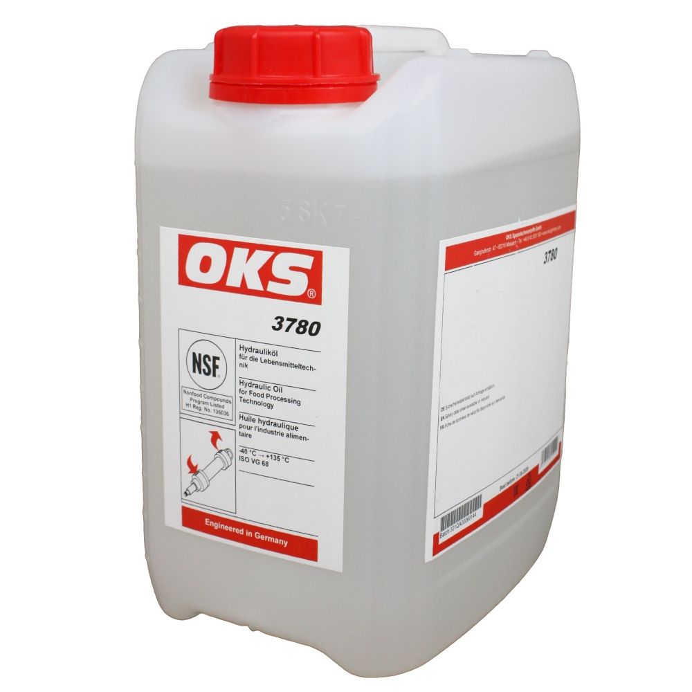 OKS 3780 Hydraulic oil for the food industry ISO VG 68 5l canister