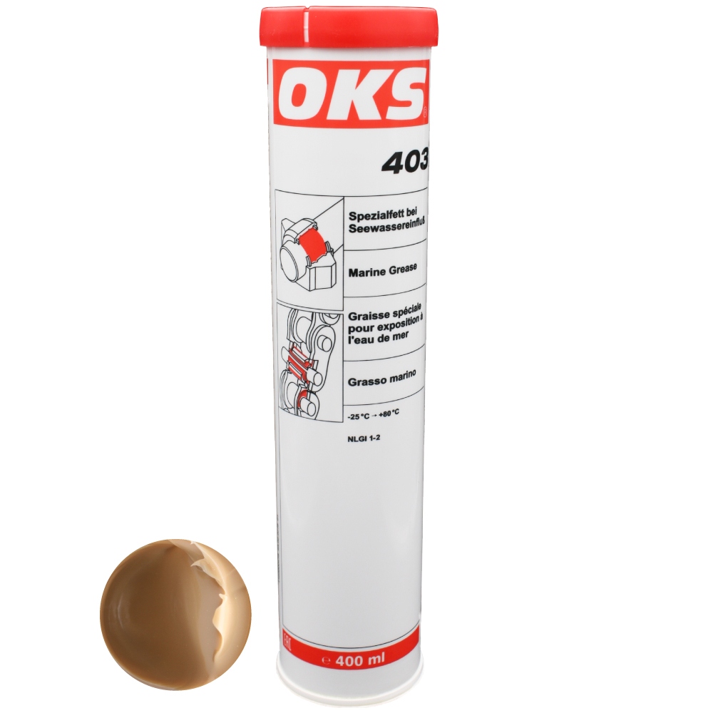 OKS 403 special grease for exposure to seawater 400ml cartridge