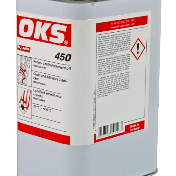 OKS 450	Chain adhesive lubricant transparent 1L can