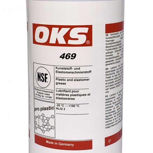 OKS 469 Food grade H1 grease for plastics and rubber NLGI-2 1kg tin