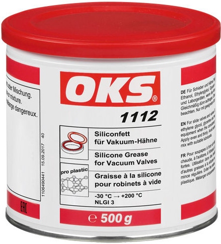 OKS 1112 Silicone grease for vacuum valves 500g tin