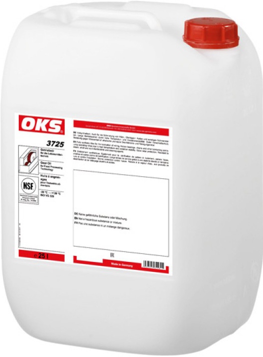 OKS 3725 Gear oil for the food industry ISO VG 320 25l canister