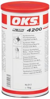 OKS 4200 synthetic high-temperature bearing grease with MoS2 1kg tin