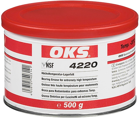 OKS 4220 Food grade bearing grease for extreme temperatures 500g