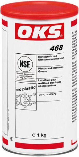 OKS 468 plastic and elastomer grease 1kg tin