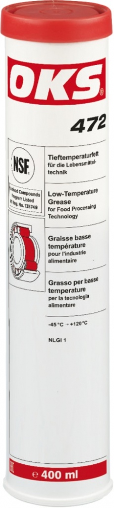 OKS 472 low-temperature grease for food industry 400ml cartridge