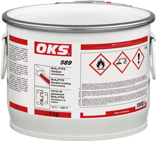 OKS 589	MoS2-PTFE-bonded coating heat curing 5kg hobbock