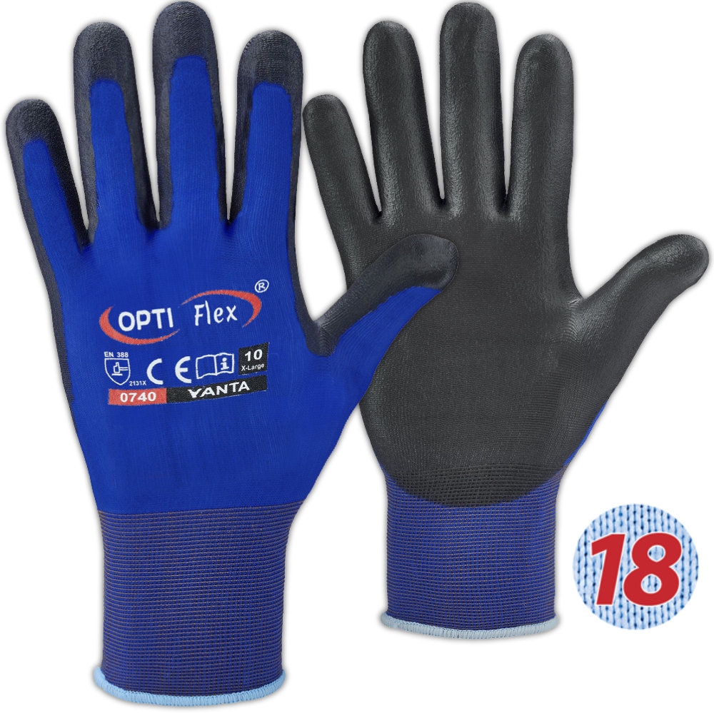 OPTIFlex 0740 Well-rounded work glove, breathable, leightweight
