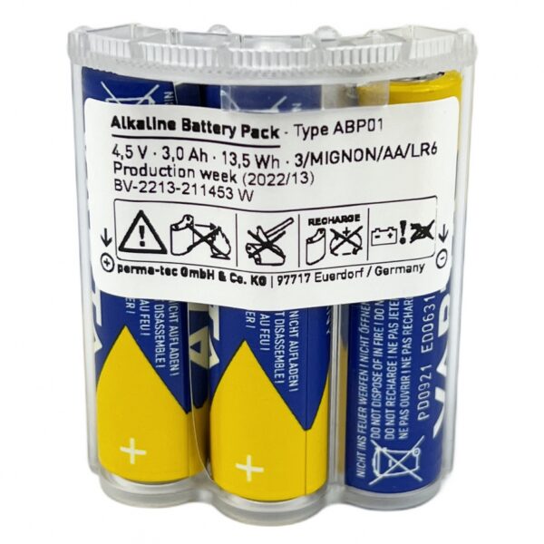 Perma 101351 Alkaline Battery Pack Type ABP01 STAR Vario 4.5V 3.0Ah