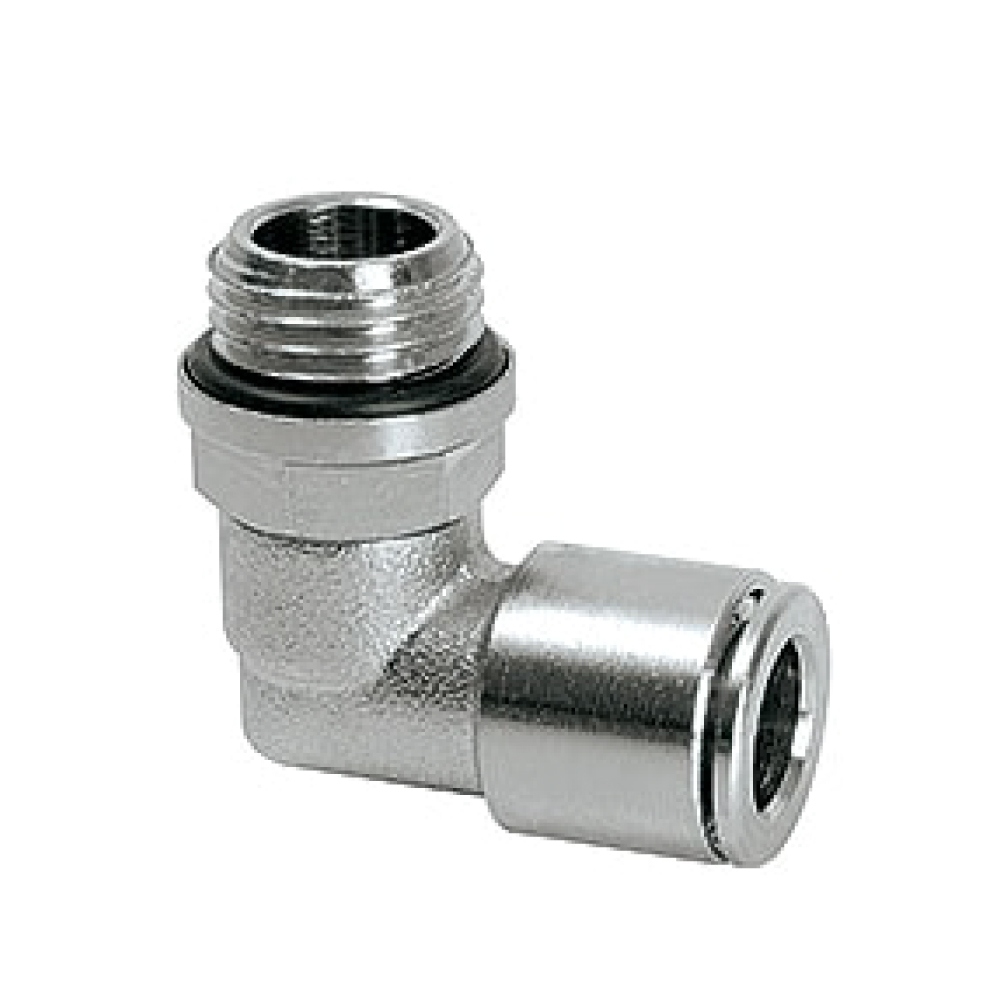 Perma 101497 Tube connector G1/4 male for tube oØ 8 mm 90° rotary type