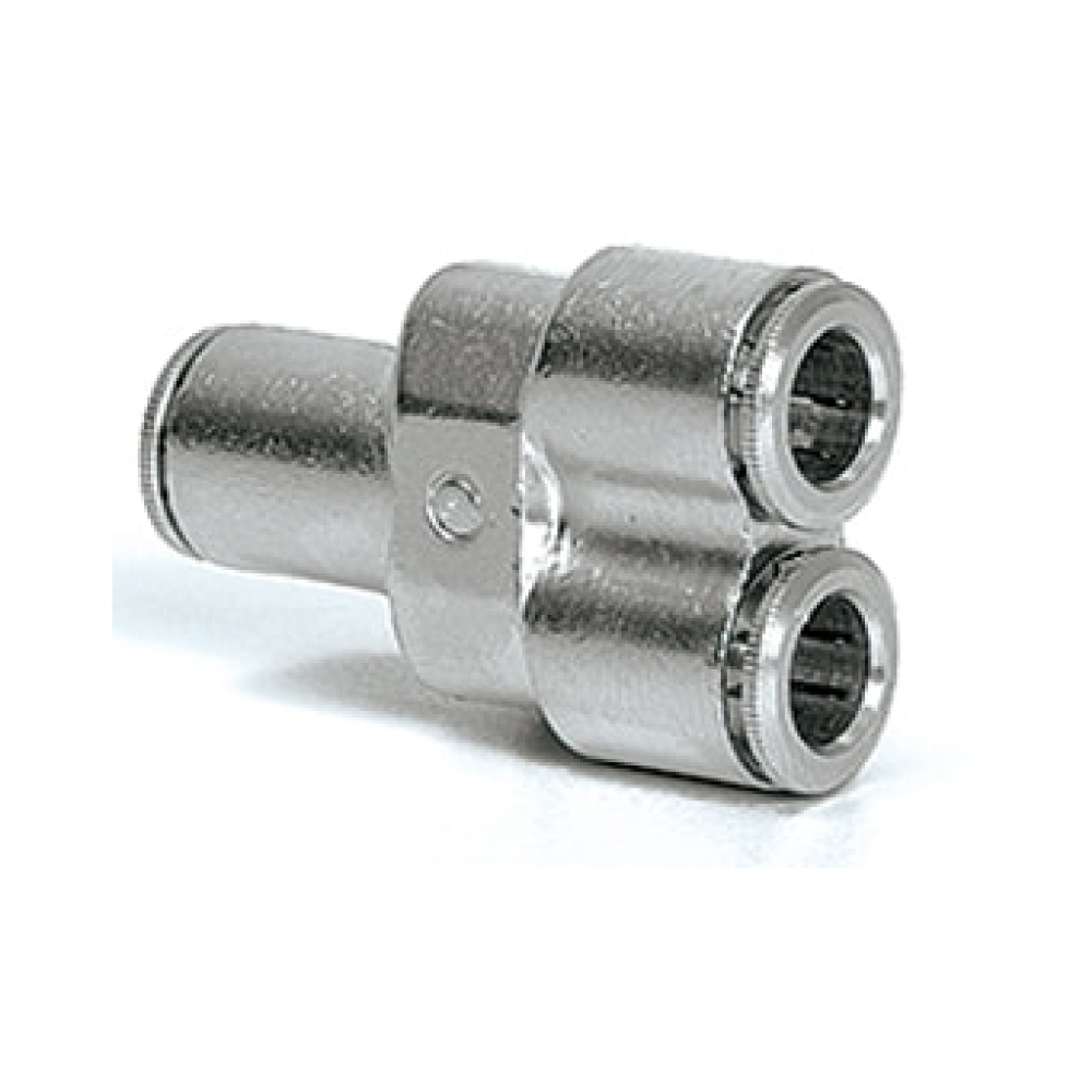 Perma 101513 Y-Connector for tube Brass nickel-plated oØ 8 mm