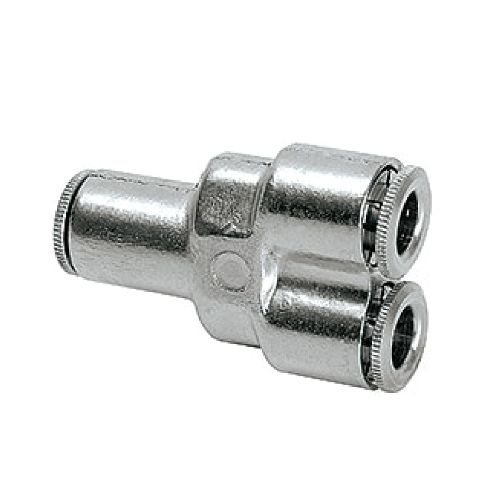 Perma 101514 Y-Connector for tube Brass nickel-plated oØ 6 mm