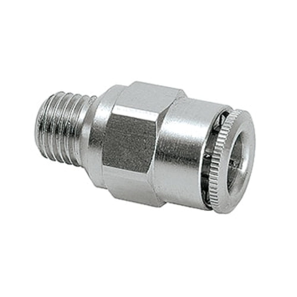 Perma 101517 Tube connector M8x1 male for tube oØ 6 mm straight