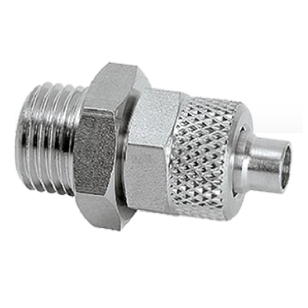 Perma 104867 Tube connector stainless steel G1/4 male for tube oØ 8 mm