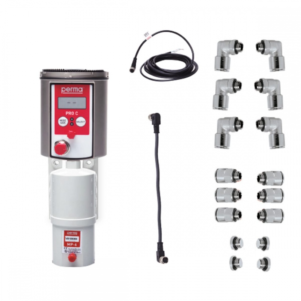 Perma PRO C LINE Multi-point lubrication system with 5 m connector